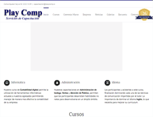 Tablet Screenshot of playcomp.cl